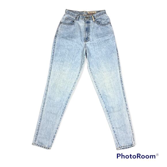 Vintage 1980s 80s Sasson Jeanswear Tapered Leg Mom Jeans Sz 8 - Picture 1 of 7